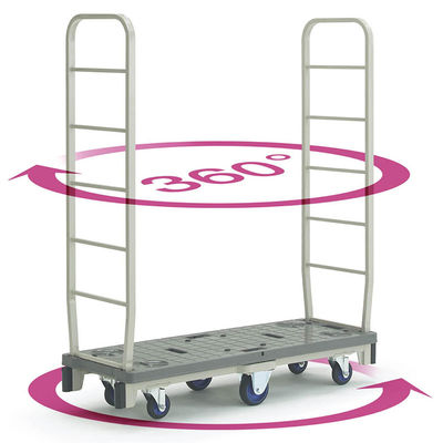 kualitas  Supermarket Steel Q235 500KGS Capacity Roll Cage Containers pabrik