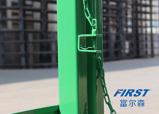 Green Powder Coated 1.5M Depth 60 &quot;Palet Baja Stackable