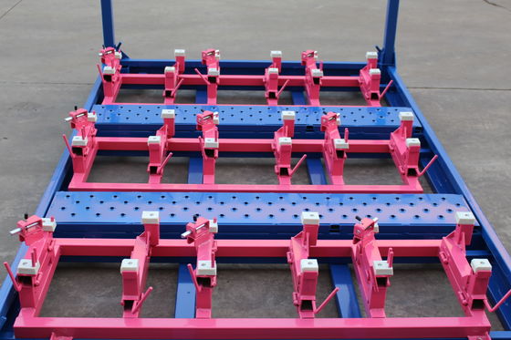 2000KGS 4 Lapisan Palet Baja Stackable Dilepas