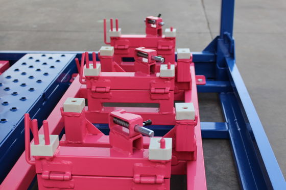 2000KGS 4 Lapisan Palet Baja Stackable Dilepas