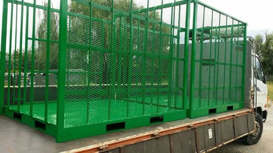 Pallet Ban Baja Baja Berlapis Seng Berlapis 1250mm
