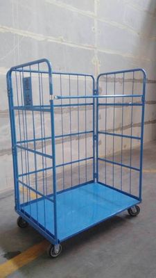 ISO 4 Cara Masuk RAL Color Galvanized Roll Logistic Trolley