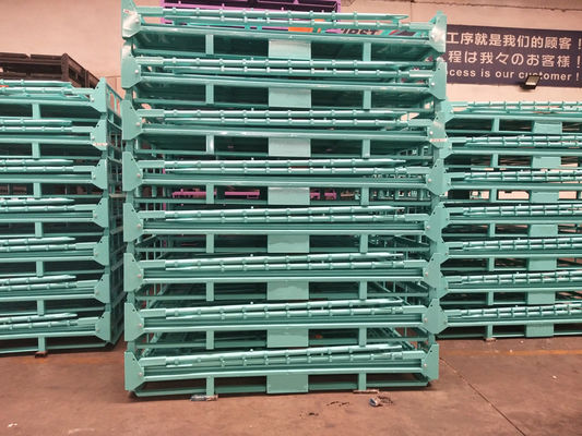 Akses Garpu 50 * 100mm Mesh 6.0mm Wire Metal Pallet Cages