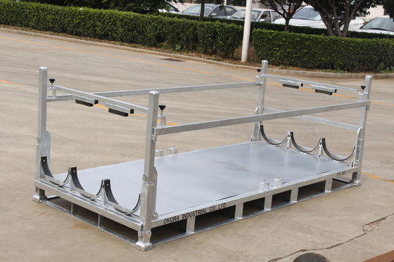 Pallet Transportasi Baja Hot Dip 1500KGS Lipat