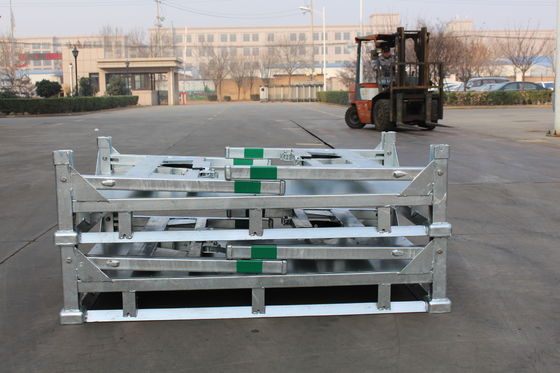1540mm Tinggi 1000KGS Stackable Steel Transport Pallet