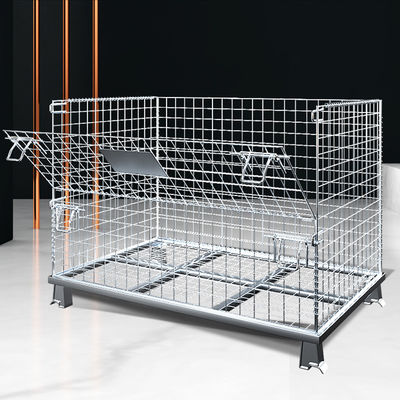 Gudang 1200mm Tinggi 6.0mm Metal Wire Mesh Container