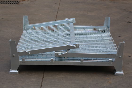 CE RAL Powder Coated 1000KG Lipat Wire Mesh Container