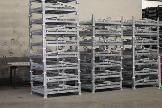 Supermarket 50 * 100mm Mesh 6.0mm Wire Metal Storage Cages