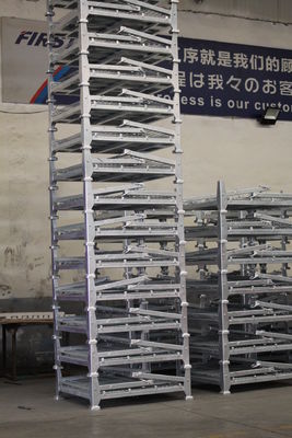 Supermarket 50 * 100mm Mesh 6.0mm Wire Metal Storage Cages