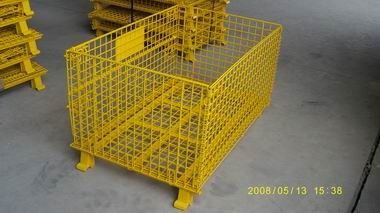 Panduan Forklift Logistik SGS Steel Q235 Kandang Logam yang Dapat Dilipat